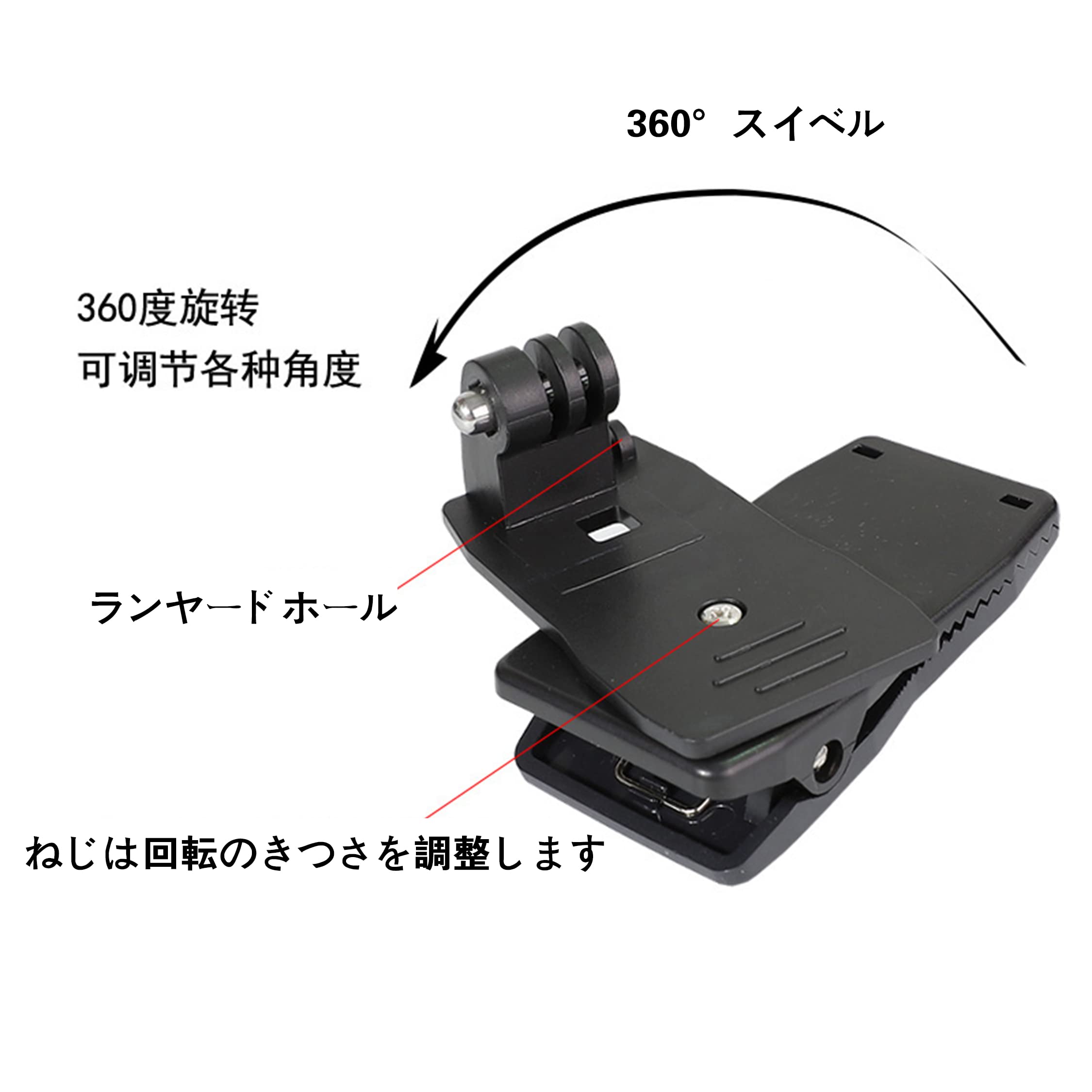Insta360 GO クリップマウント付き EsiFare Insta360 Go 3S/Go3対応 マウントクリップ カメラ用